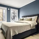 Oslo Central - Two Bedroom Apartment With Stylish Interior - Free Parking -