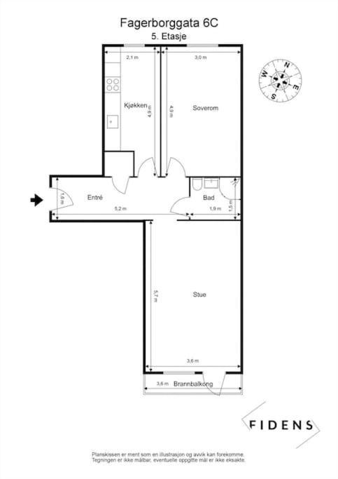 Leilighet Spacious & Cosy - Ideal Location Majorstuen *