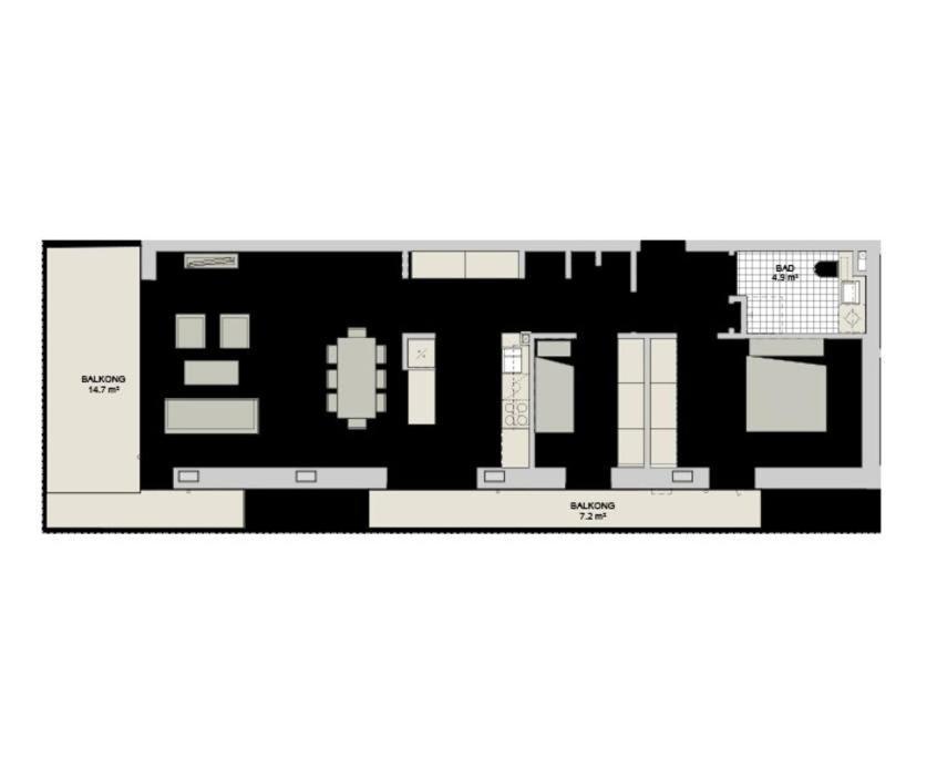Lejlighed Super Designer Penthouse At 19th Floor With Amazing View! *