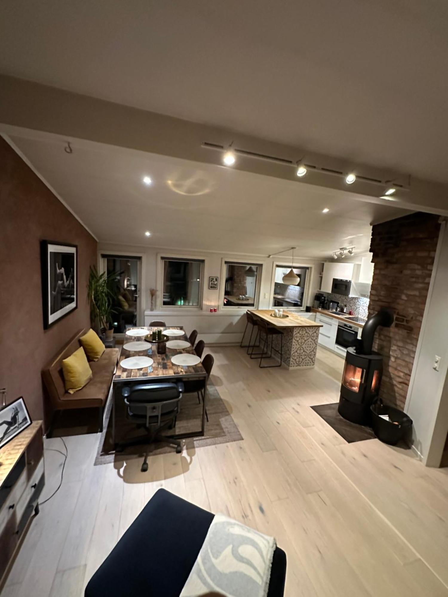 Penthouse In Oslo's Hippest District Gruenerlokka Lägenhet *