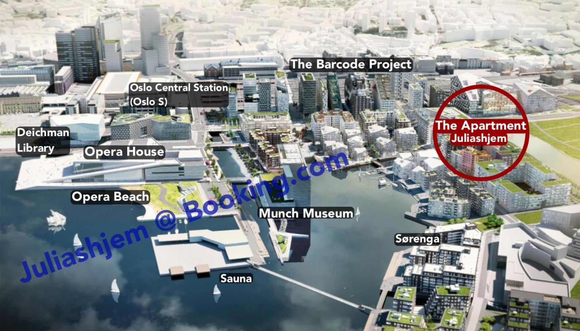Apartamento Bjorvika Opera & Munch Area - By The Sea & In The City, Near Centralstation