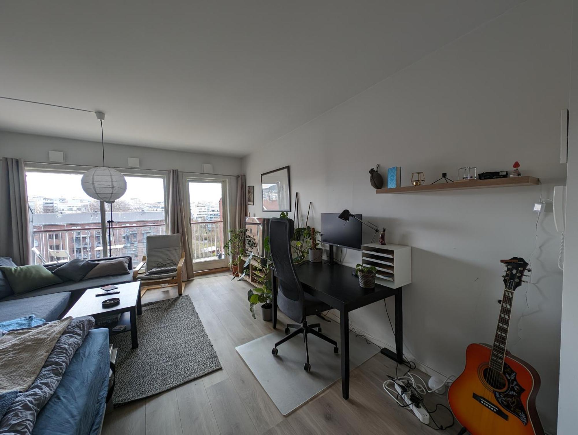 Spacious And Cozy Study With Balcony Apartment Oslo