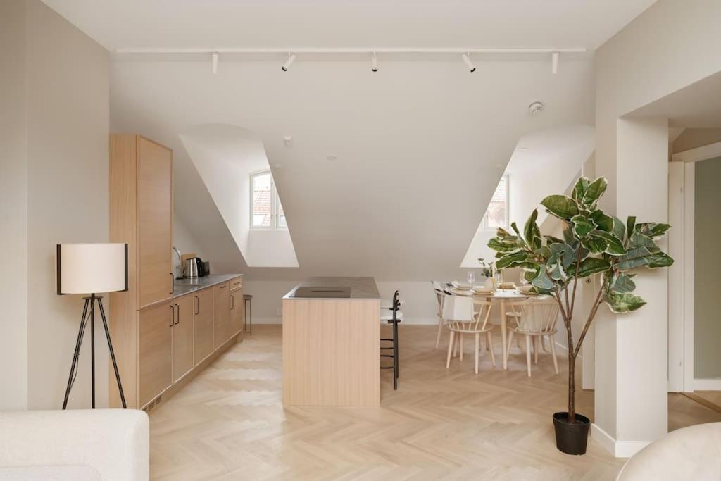 Dinbnb Gruenerlokka I Penthouse With Private Rooftop I 2 Bedrooms & 1 Bathroom Pangsapuri Oslo