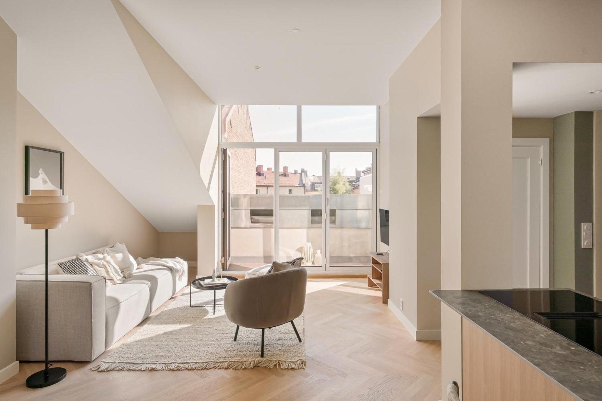 Apartment Dinbnb Gruenerlokka I Penthouse With Private Rooftop I 2-bedroom With Double Queen & 2 Bathrooms *
