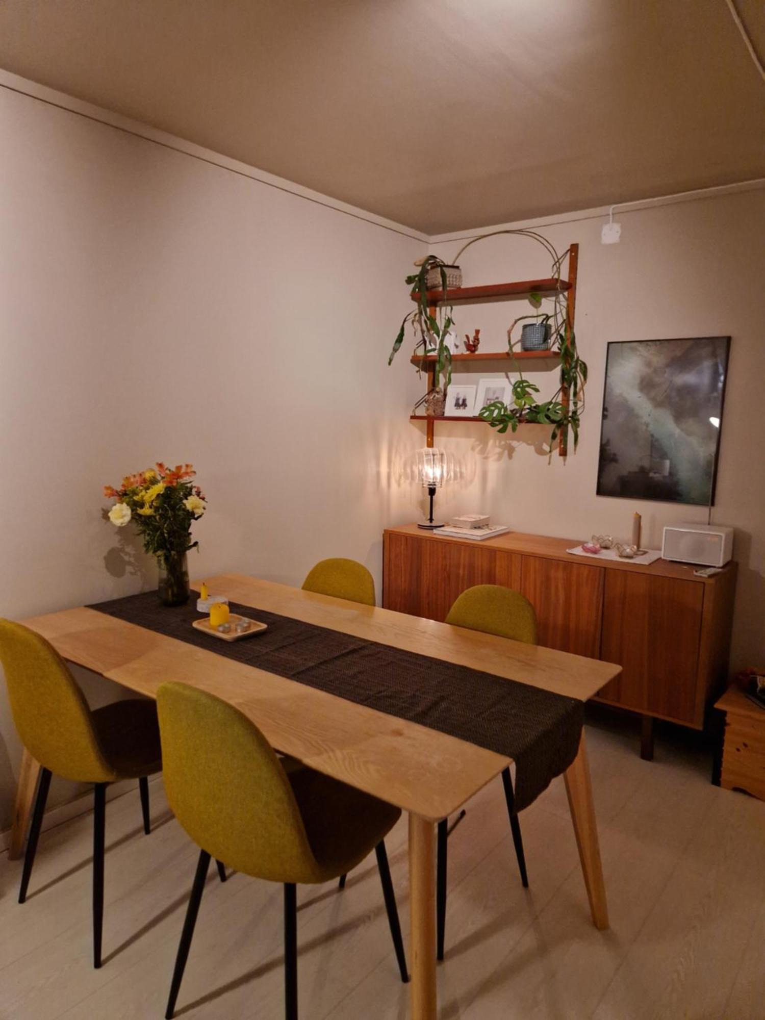 Appartement Balkong Med Utsikt Og Gratis Parkering I Garasje
