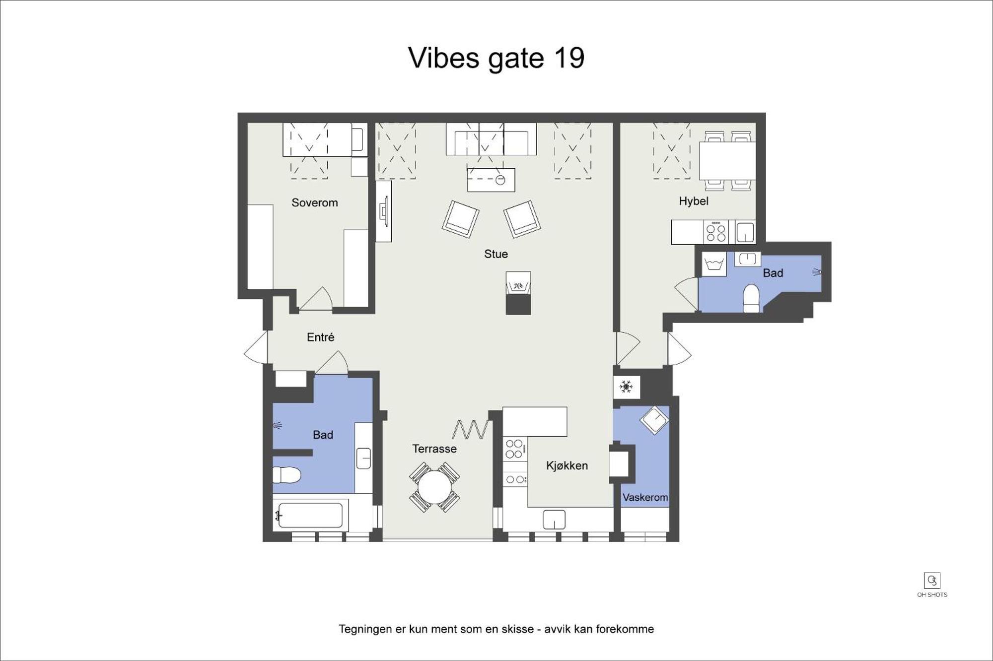 Dinbnb L Penthouse L Two Bath L Bathtub L Self Check-in Lejlighed