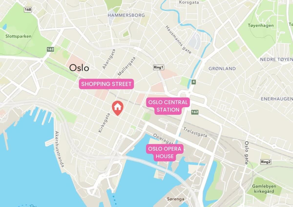Dinbnb L Tollbugata Retreat L Rooftop L Smart-tv L 6 Guests * Oslo