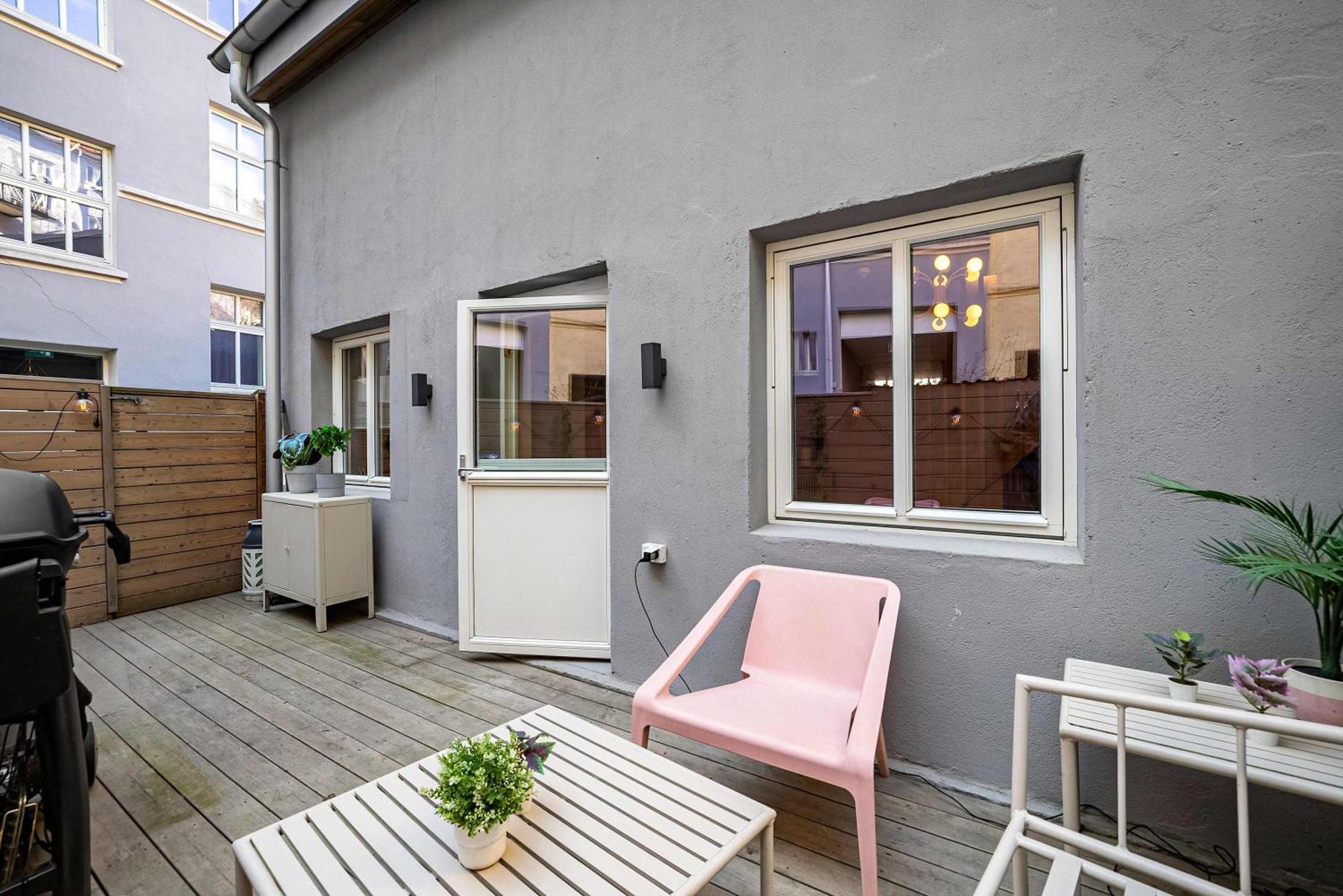 Dinbnb L 1 Min To Mathallen I Backyard I 24l7 Check-in Apartment Oslo