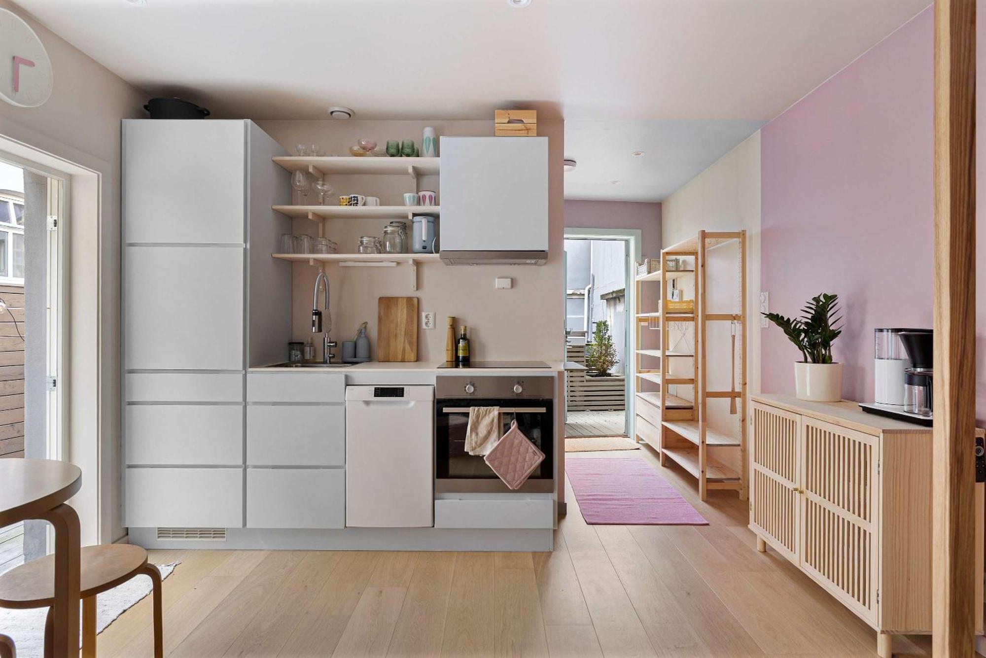 Apartment Dinbnb L 1 Min To Mathallen I Backyard I 24l7 Check-in *