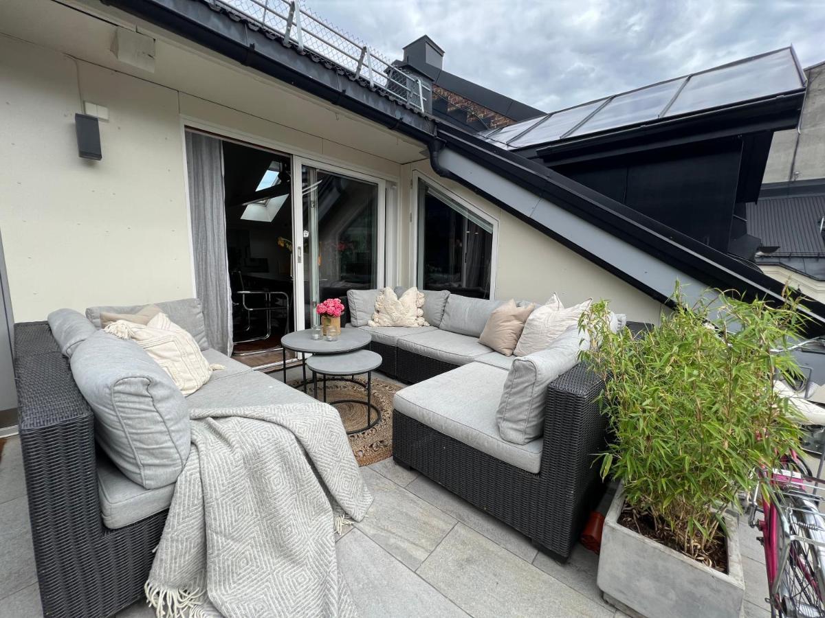 Apartamento Sentral Loftsleilighet Med Solfylt Utetplass *