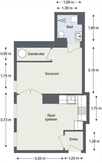 Apartment Fin Leilighet, God Beliggenhet Pa Frogner *
